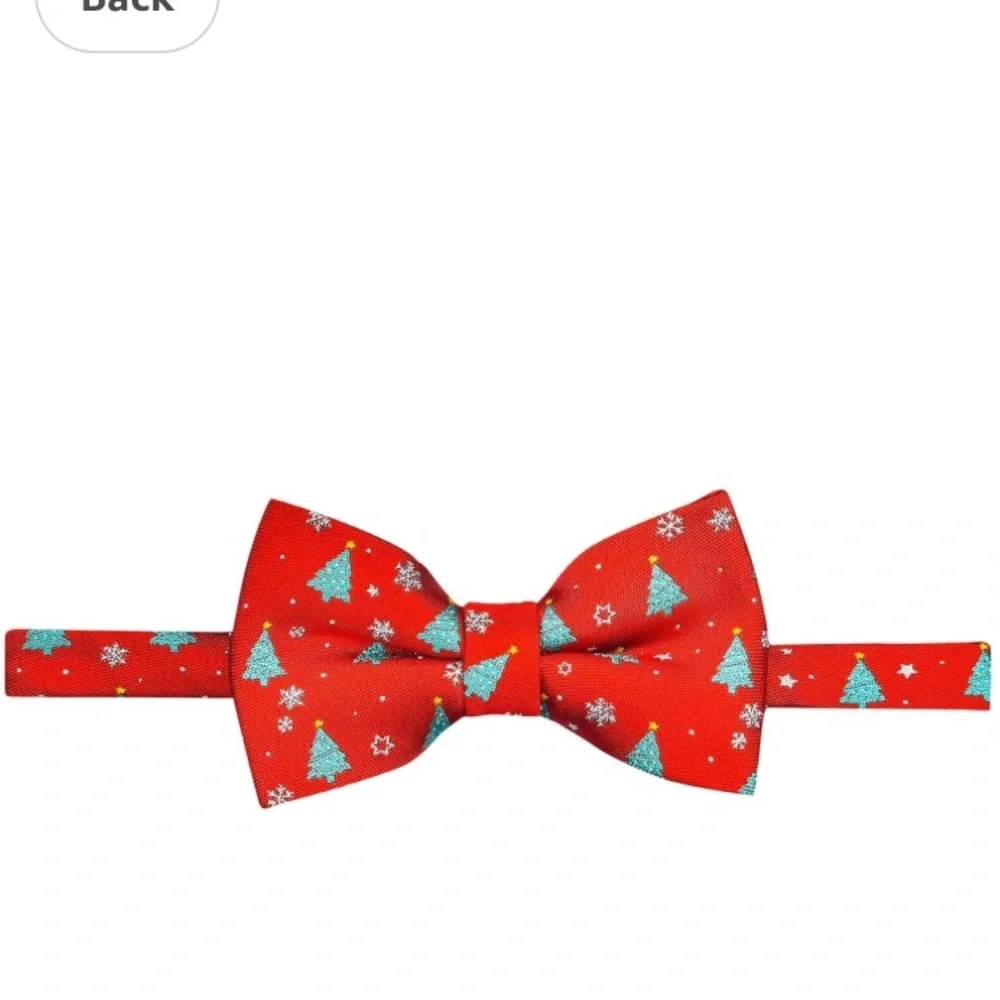 Holiday Santa Kids Bow Tie